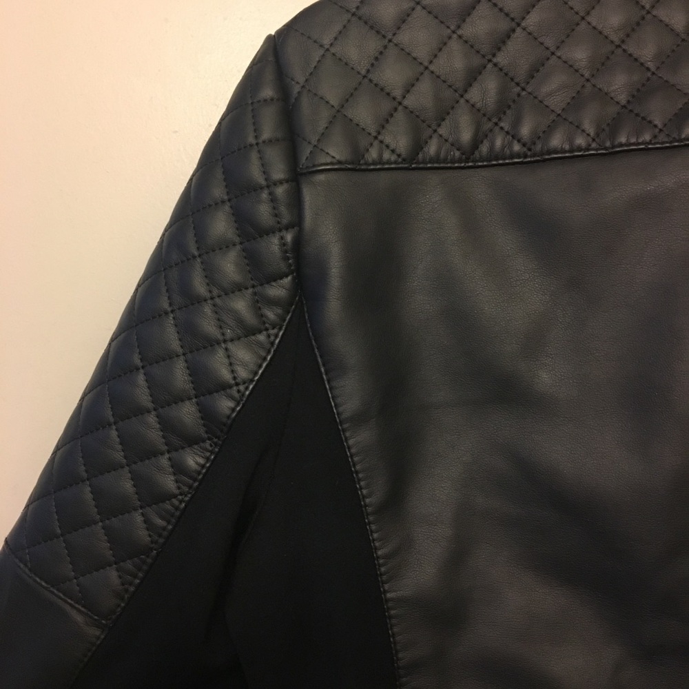 Express black leather jacket - Picture 4 of 5